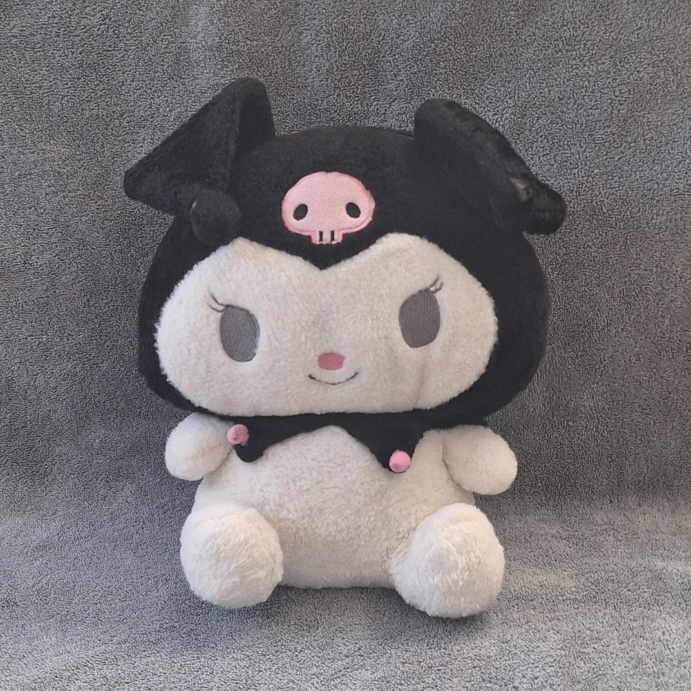Kuromi plush from the Sanrio franchise